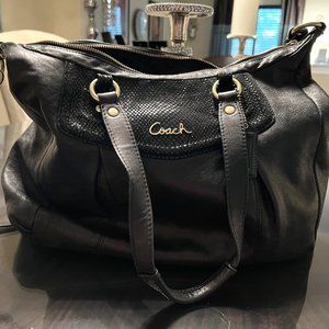 Coach black handbag